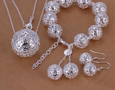 Exquisite Jewelry Silver-plated Three-dimensional Ball Pendant Jewelry - Image 2