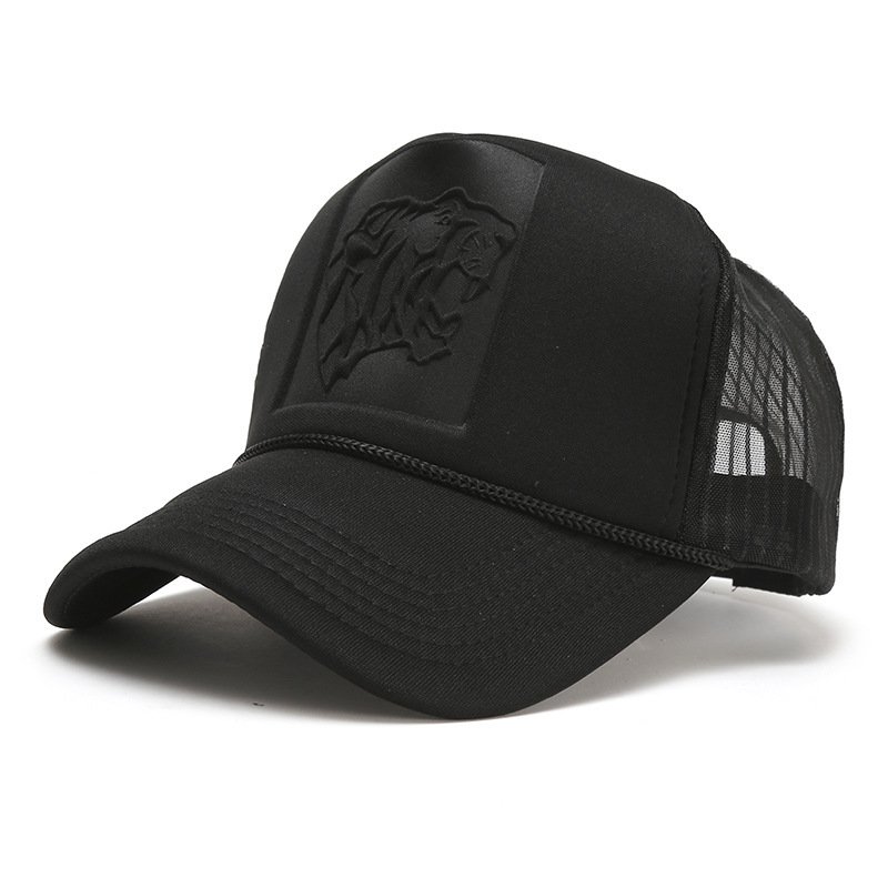 Trendy Brand Solid Color Tall Truck Hat Truck Hat For Men And Women Couples Caps - Image 5
