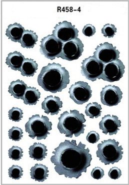Simulation Bullet Hole Car Sticker, Car Bullet Hole Crack Car Sticker - Image 5