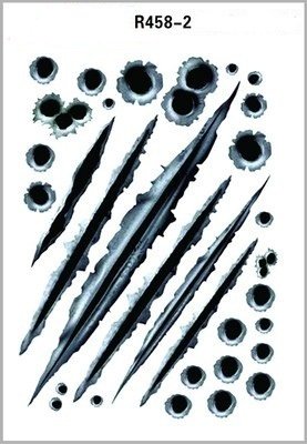 Simulation Bullet Hole Car Sticker, Car Bullet Hole Crack Car Sticker - Image 3