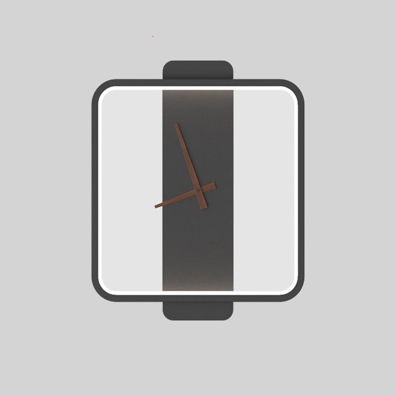 Nordic Wall Lamp Bedroom Bedside Lamp Clock Modeling Lamp - Image 4