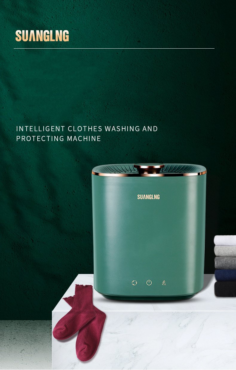 Mini Portable Washing Machine Fully Automatic Dormitory Travel Underwear Washing Machine - Image 4