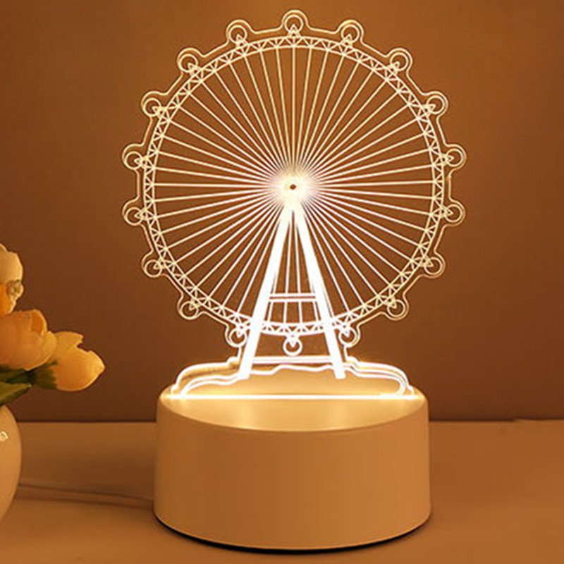 3D Lamp Acrylic USB LED Night Lights Neon Sign Lamp Xmas Home Decorations For Room Decor Valentines Day Gifts - Image 3