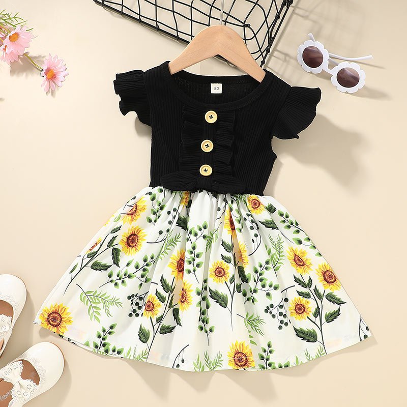 Toddler Kids Baby Girls Clothes Summer Girls Dress - Image 2