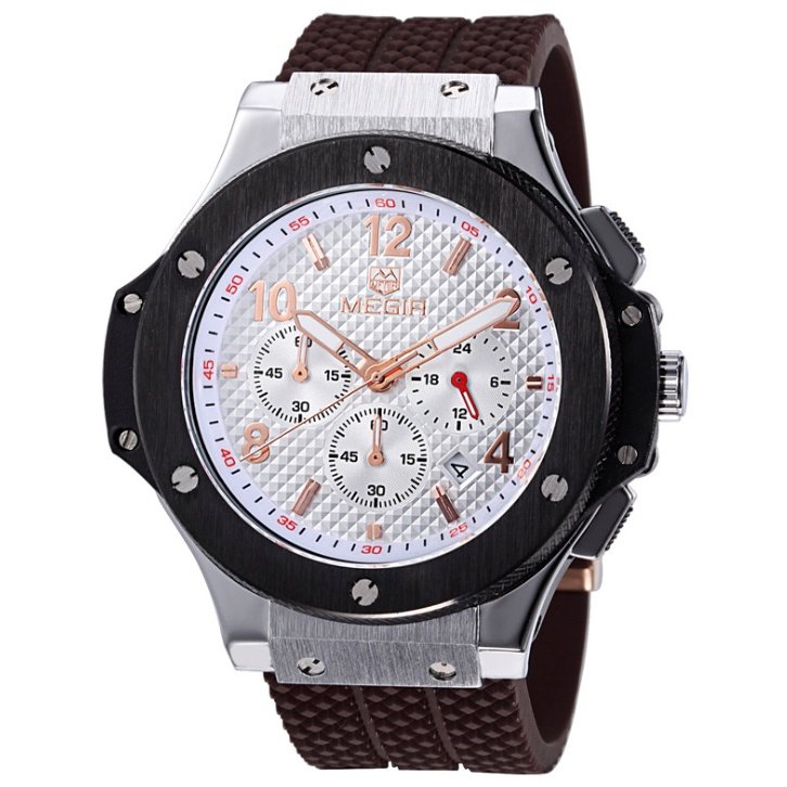 Watches Men Luxury Quartz Wrist Watch Male Sports Military Chronograph Watches - Image 8