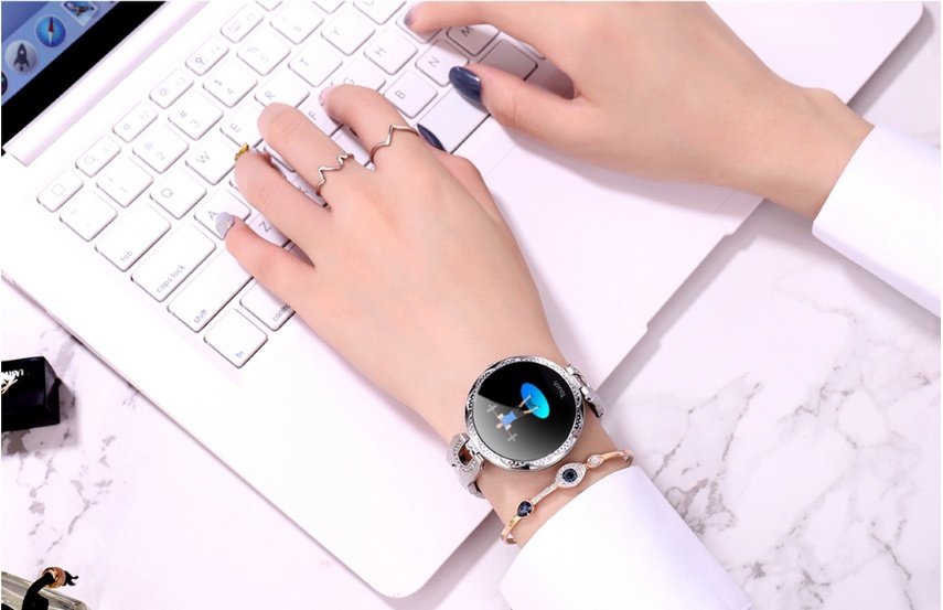 Fashion Women's Smart Watch Waterproof Wearable Device Heart Rate Monitor Sports Smartwatch for Women Ladies - Image 4