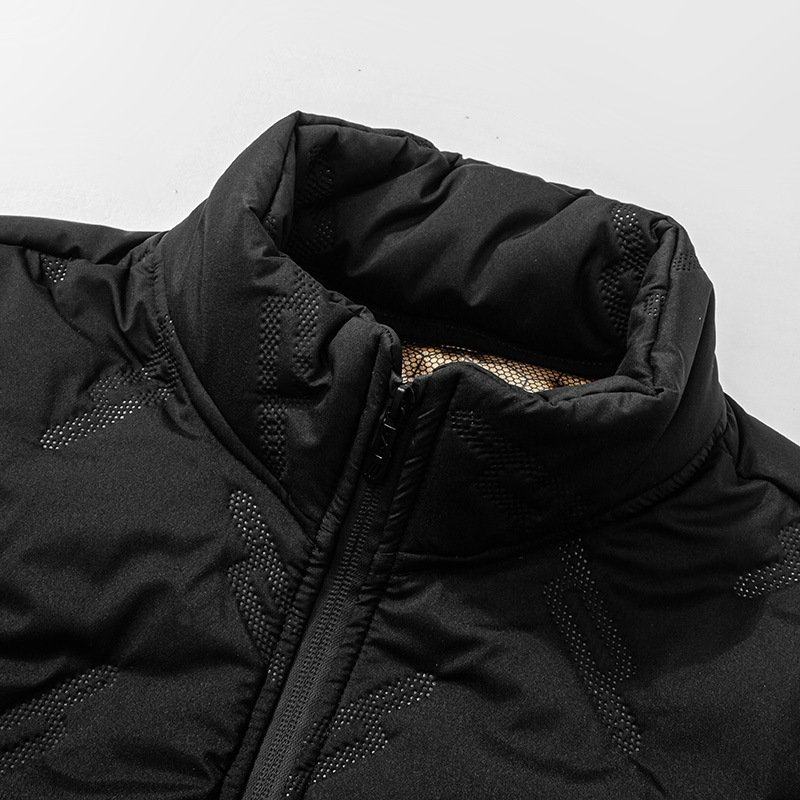 New Graphene-design Cotton Coat Winter Warm Thickened Fleece Jacket Fashion Casual Mens Clothing - Image 5