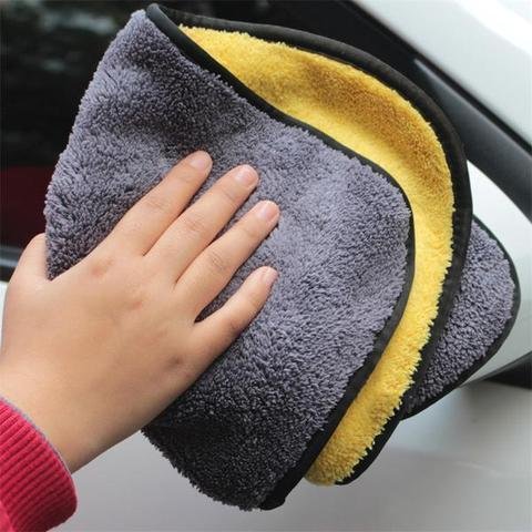 Two-color Couble-sided Car Dual-use Cleaning Car Wash Towel - Image 5