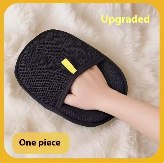 Pet Hair Remover Mitt Pet Hair Remover Gloves Deshedding Brush Glove For Dog Cat Rabbit With Long Short Curly Hair - Image 10