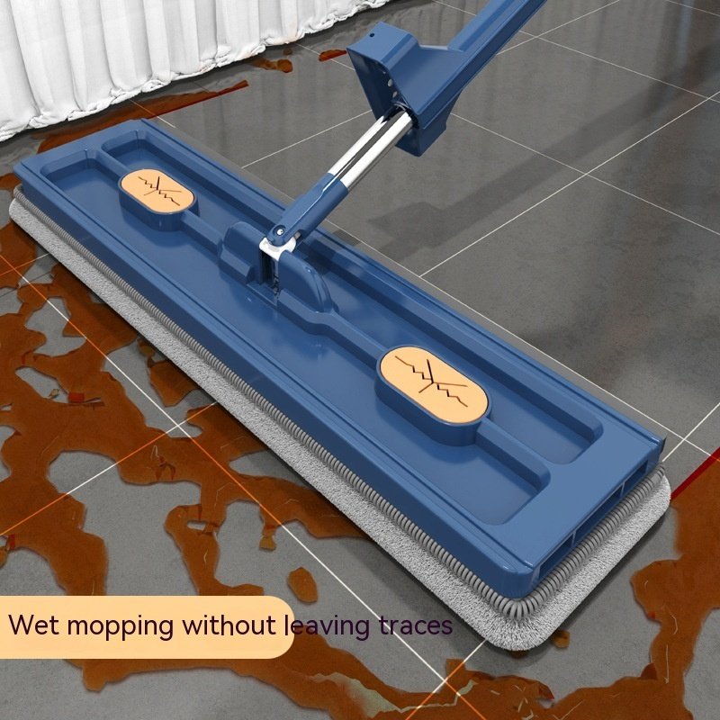 New Style Large Flat Mop 360 Rotating Mop Suitable Various Types Flooring Strong Water Absorption For Home Cleaning Floors - Image 2