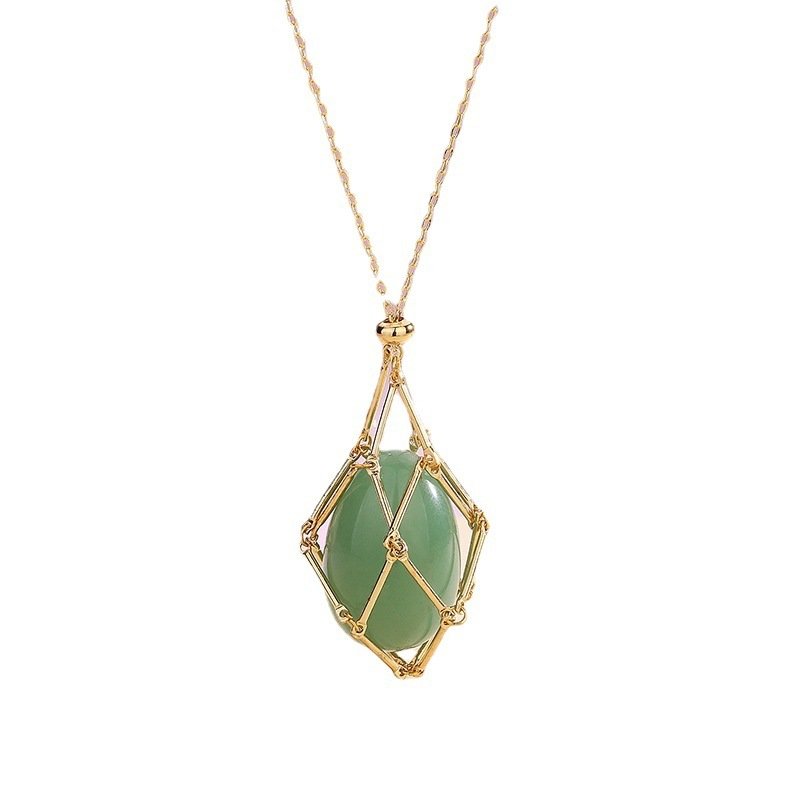 Spring New Natural Energy Crystal Pendant Ins Niche Design Valentine’s Day Bag Bag Peace Necklace - Image 8