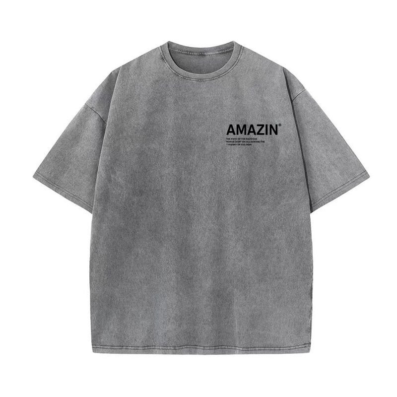 High-end Vintage Snow-washed Mens Top - Image 2