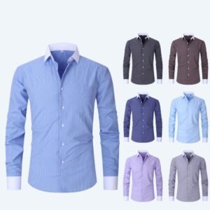 Men's Long Sleeved Business Shirt