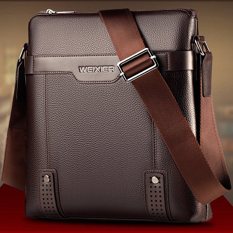 Fashion PU Leather Men Messenger Bags - Image 2