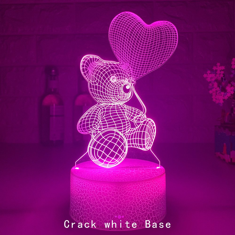 3D Lamp Acrylic USB LED Night Lights Neon Sign Lamp Xmas Christmas Decorations For Home Bedroom Birthday Decor Valentines Day Gifts - Image 7