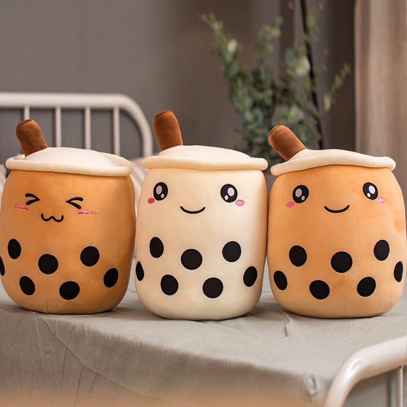 Cute Fruit Drink Plush Stuffed Soft Strawberry Milk Tea Plush Boba Tea Cup Toy Bubble Tea Pillow Cushion Kids Gift - Image 10