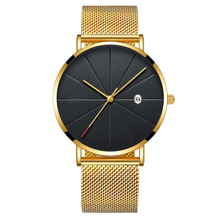 Simple calendar watch male creative waterproof quartz watch - Image 2