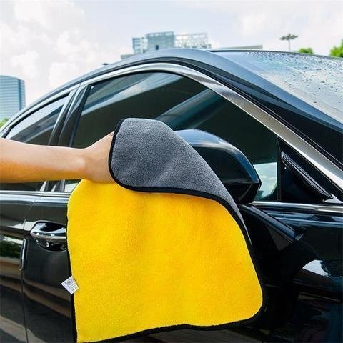 Two-color Couble-sided Car Dual-use Cleaning Car Wash Towel - Image 2