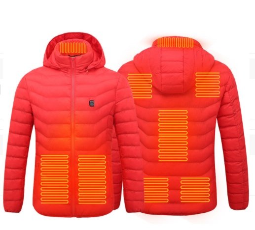 New Heated Jacket Coat USB Electric Jacket Cotton Coat Heater Thermal Clothing Heating Vest Men's Clothes Winter - Image 7