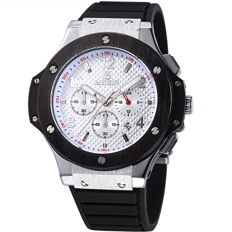 Watches Men Luxury Quartz Wrist Watch Male Sports Military Chronograph Watches - Image 6