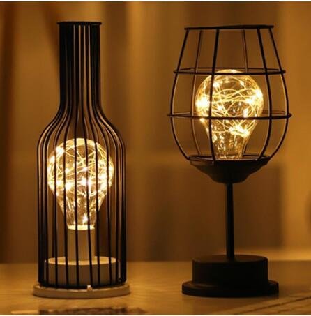 Minimalist hollow table lamps - Image 4