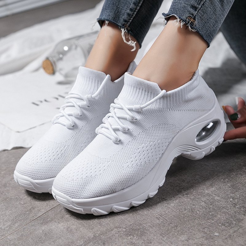 Sports Women Flying Knit Socks Shaking Shoes - Image 8