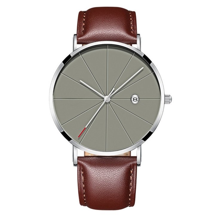 Simple calendar watch male creative waterproof quartz watch - Image 8