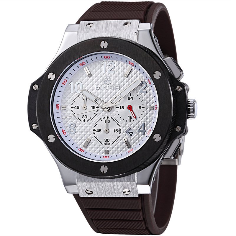 Watches Men Luxury Quartz Wrist Watch Male Sports Military Chronograph Watches - Image 7