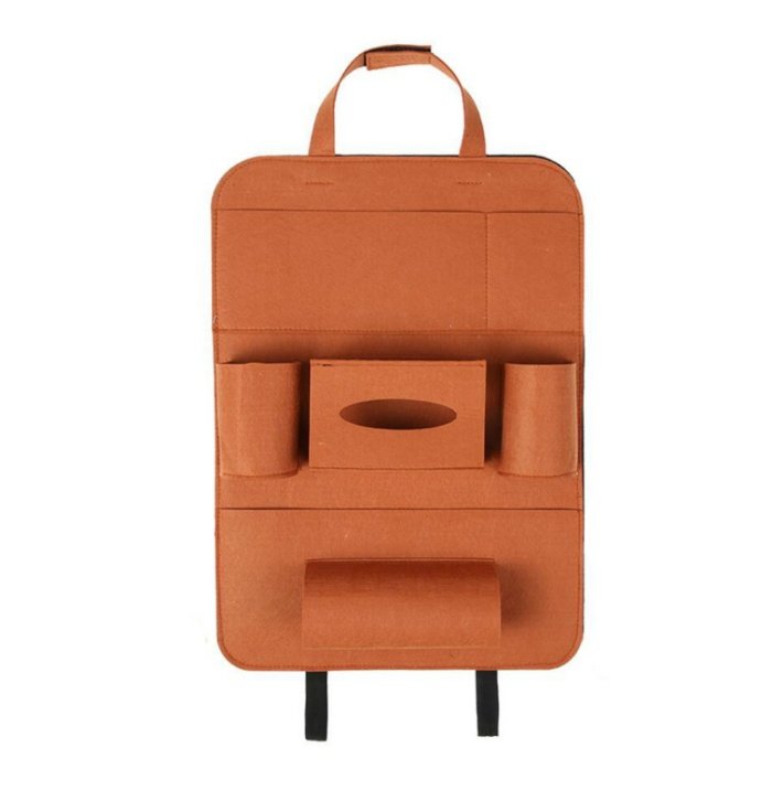 Auto Car Backseat Organizer Car-Styling Holder Multi-Pocket Seat Wool Felt Storage Multifunction Vehicle Accessories Bag - Image 7