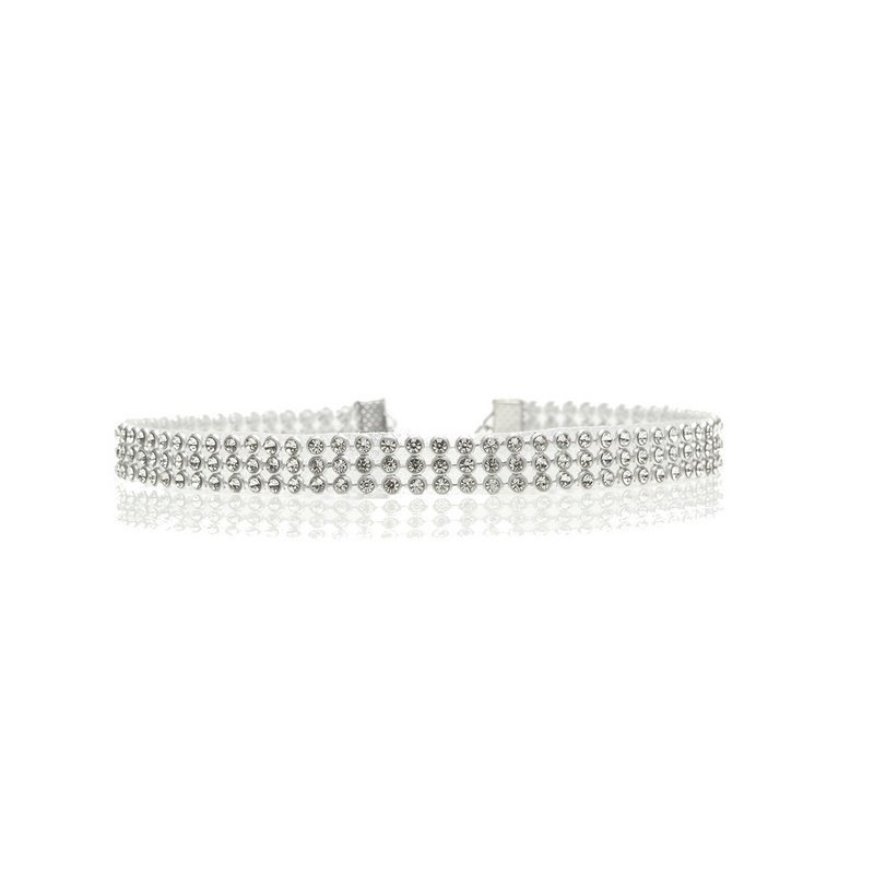 Fashion Women Full Crystal Rhinestone Choker Necklace Wedding Jewelry Chokers Necklaces For Women - Image 9