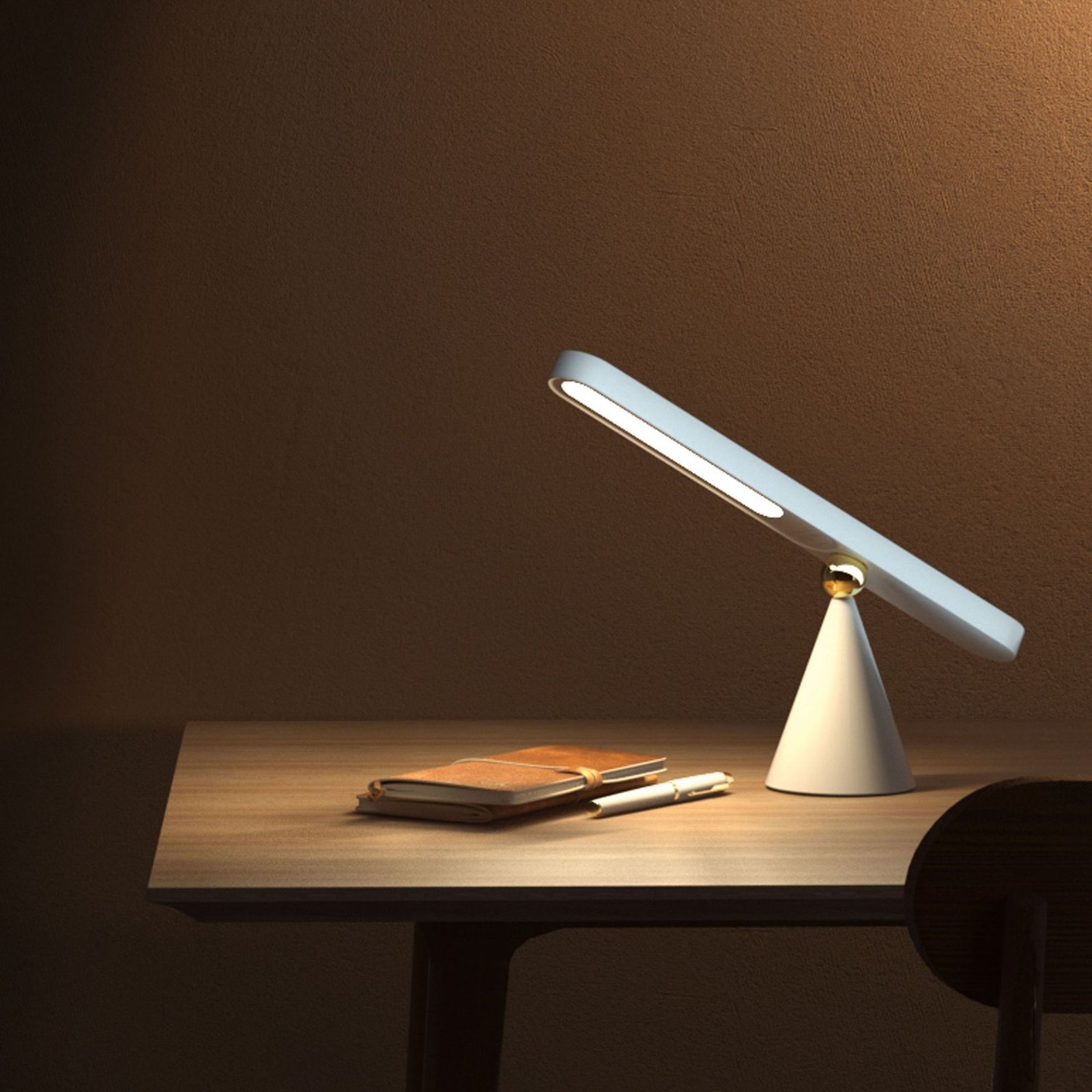 Reading Table Lamp Creative Geometric Desk Lamp Wireless Wall Lamp Multifunctional Magnetic Suction Small Night Light - Image 3