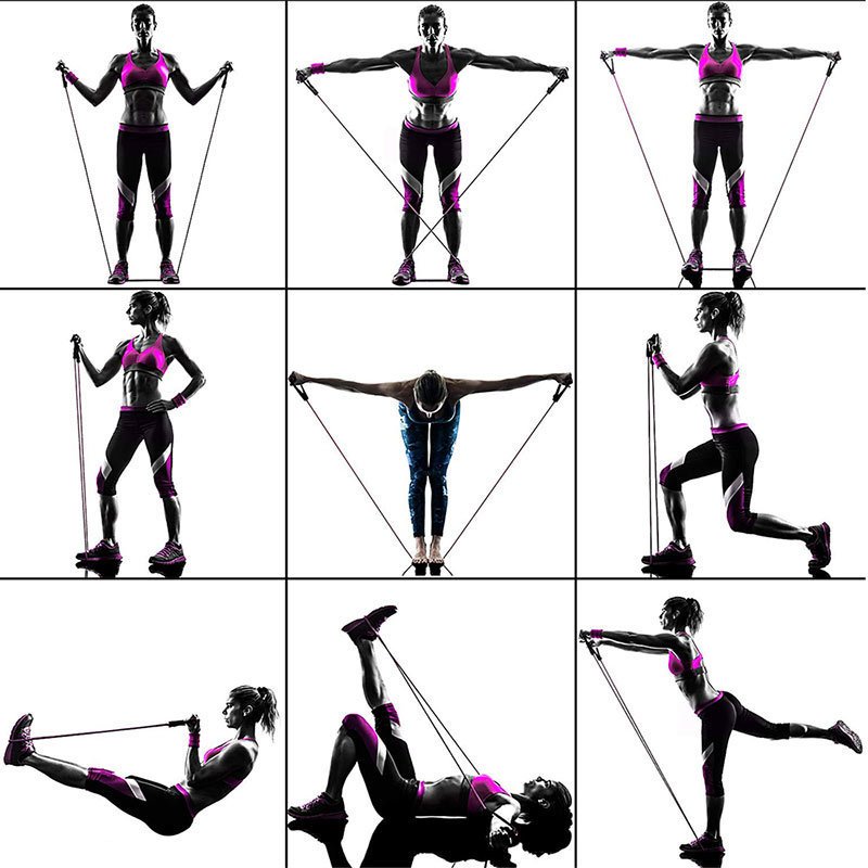 Pull Rope Elastic Rope Strength Training Set - Image 6