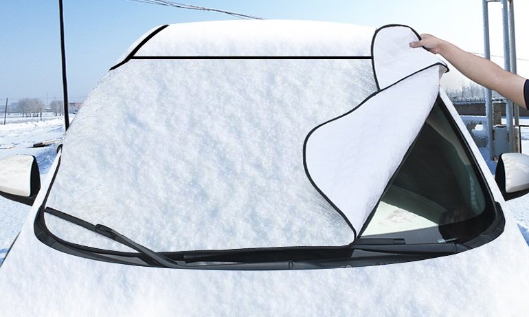 Car snow block front windshield antifreeze cover winter front gear snowboard windshield snow cover frost guard - Image 6