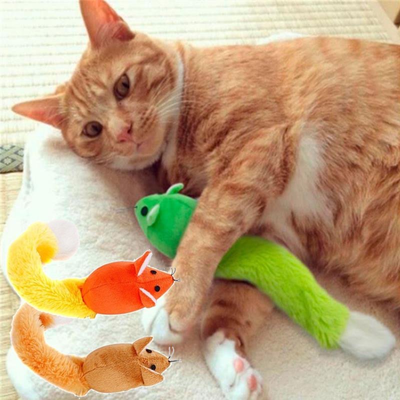 Long Tail Mouse Cat Teaster Toys Funny Pet Toys Cat Toys Mouse Trainning Funny Playing Toys Interactive Pets Products - Image 2