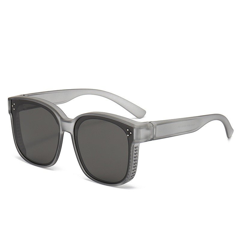 Summer Driving Sun Protection Polarized Light One Mirror Dual Use Anti Glare Trendy Sunglasses - Image 4