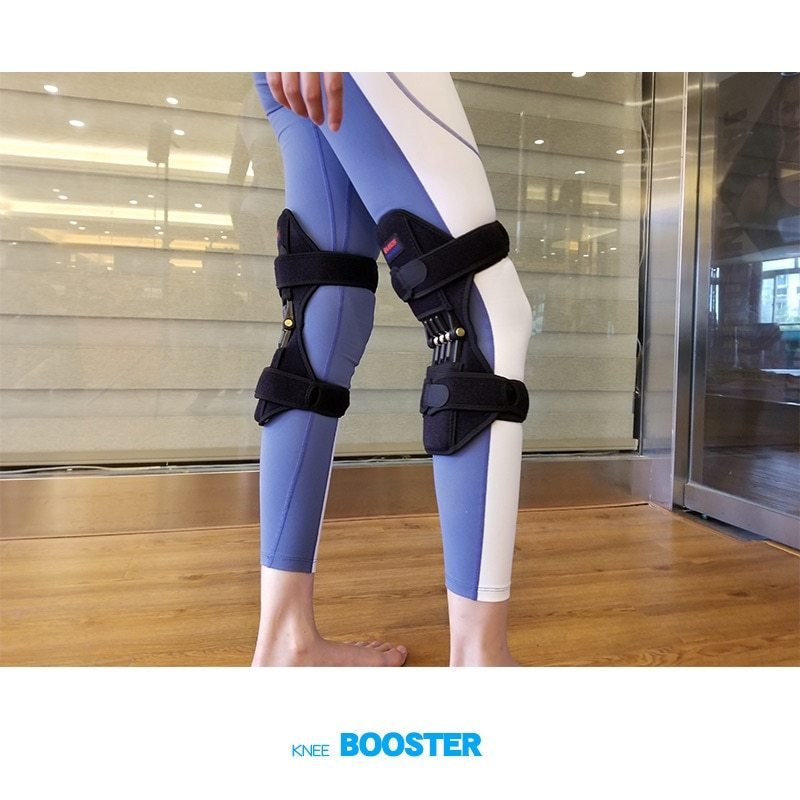 High Quality Knee Brace Patella Booster Spring Knee Brace Support For Mountaineering Squat Sports Knee Booster - Image 4