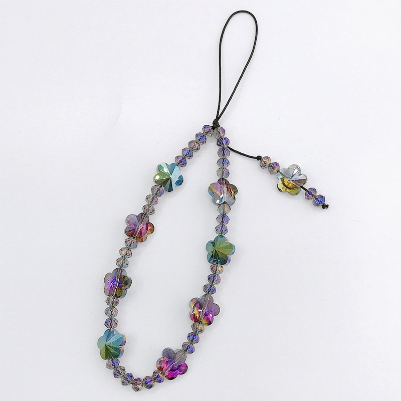DIY Beaded Stone Gem Butterfly Mobile Phone Chain - Image 6