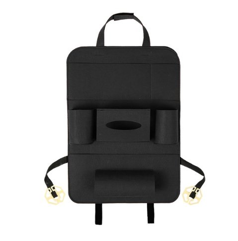 Auto Car Backseat Organizer Car-Styling Holder Multi-Pocket Seat Wool Felt Storage Multifunction Vehicle Accessories Bag - Image 9