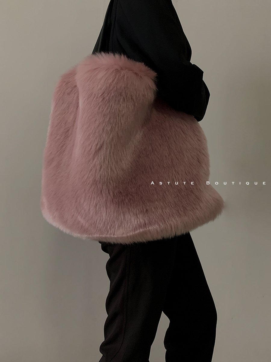 Women's Bags, Handbags, Women's Shoulder Bags, Fur Bags, Plush Bags - Image 5