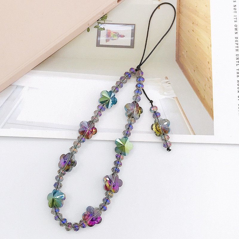 DIY Beaded Stone Gem Butterfly Mobile Phone Chain - Image 5