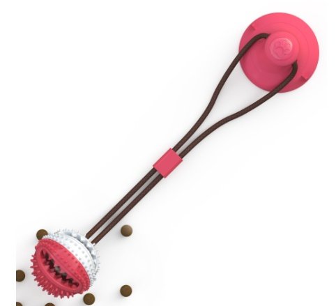 Dog Toys Silicon Suction Cup Tug Interactive Dog Ball Toy For Pet Chew Bite Tooth Cleaning Toothbrush Feeding Pet Supplies - Image 10