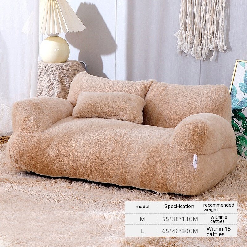 Luxury Cat Bed Sofa Winter Warm Cat Nest Pet Bed For Small Medium Dogs Cats Comfortable Plush Puppy Bed Pet Supplies - Image 3