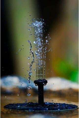 Solar Water Mercury Garden Miniature Floating Fountain - Image 6