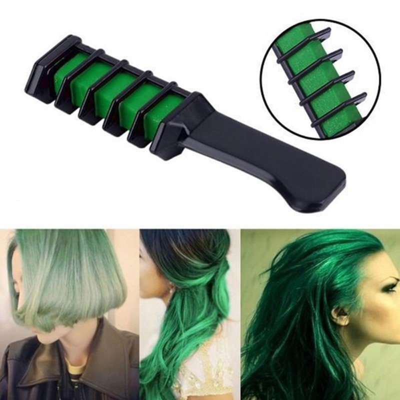 Temporary Mini Disposable Crayons Hair Color Dyeing Mascara Dye Chalk Box With Brush - Image 8