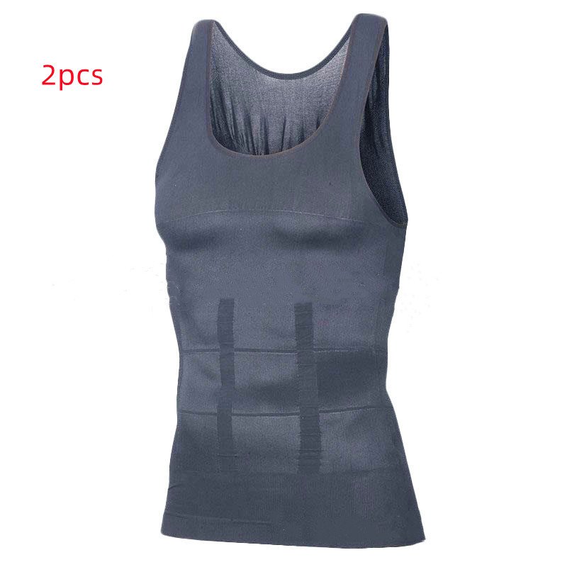 Men Body Tummy Shaper Vest - Image 9