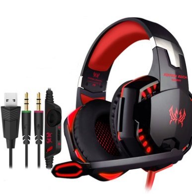 Wired Gaming Headset Headphones Surround Sound Deep Bass Stereo Casque Earphones With Microphone - Image 3