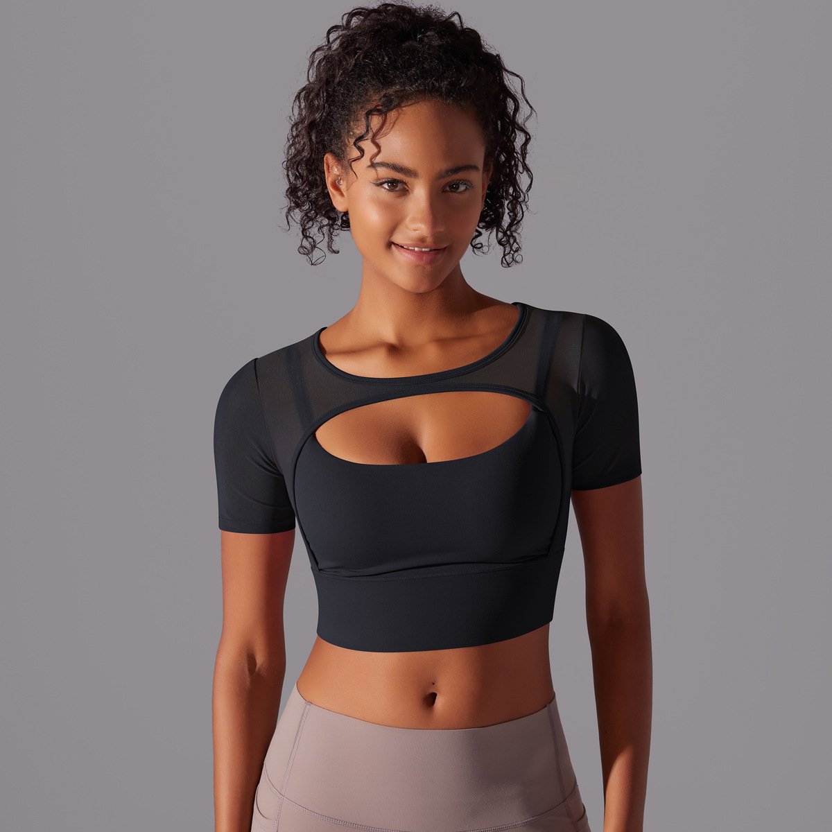 Fitness Double Layer Yoga Clothing Top Women - Image 5