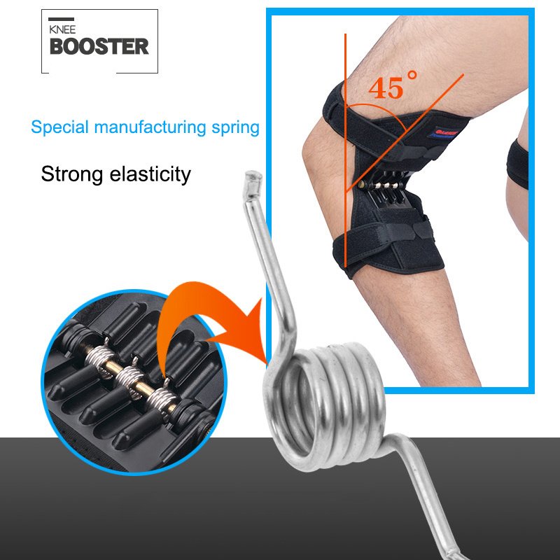 High Quality Knee Brace Patella Booster Spring Knee Brace Support For Mountaineering Squat Sports Knee Booster - Image 9