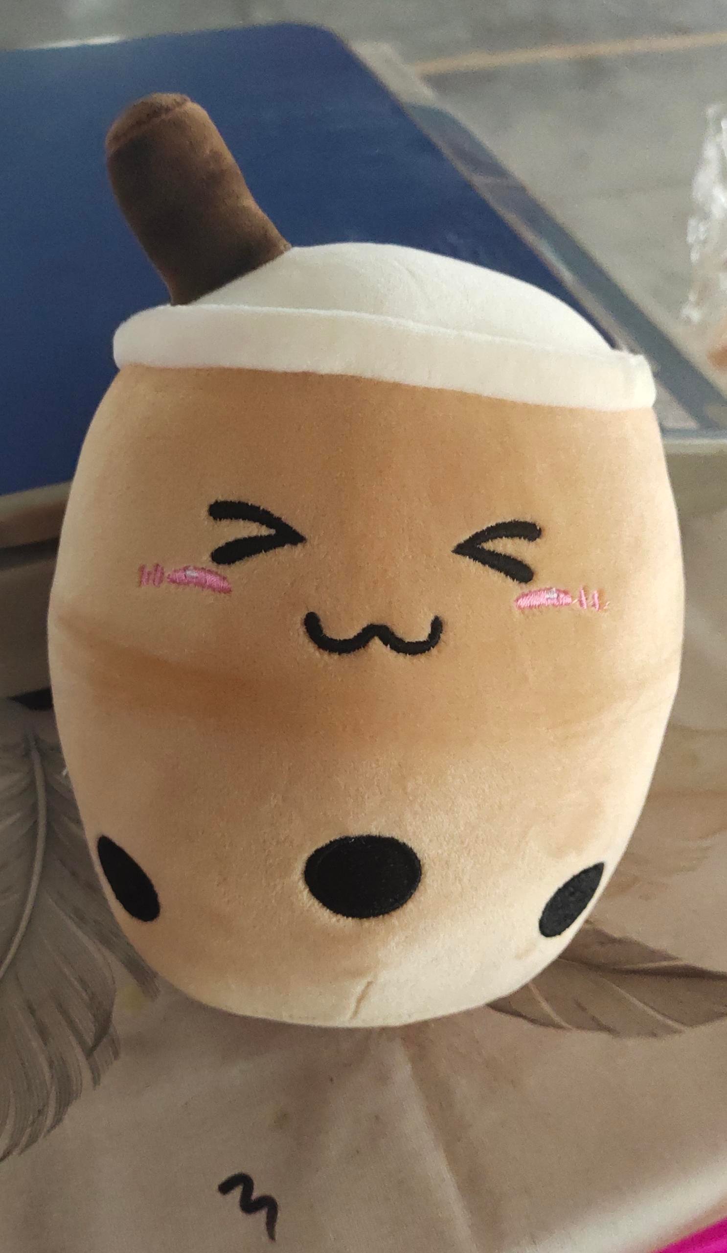 Cute Fruit Drink Plush Stuffed Soft Strawberry Milk Tea Plush Boba Tea Cup Toy Bubble Tea Pillow Cushion Kids Gift - Image 5