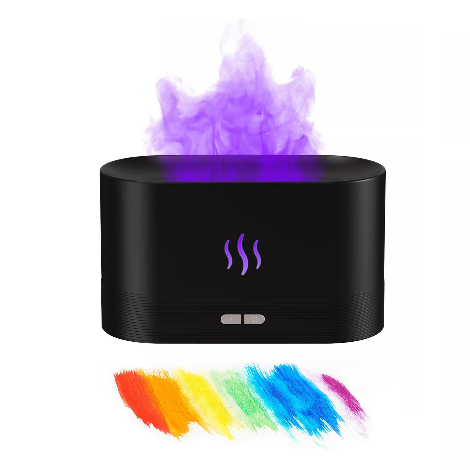 Best Selling USB Ultrasonic Flame Humidifier Led RGB Colorful Essential Oil Fire Flame Aroma Diffuser - Image 8